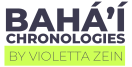 Bahá'í Chronologies by Violetta Zein